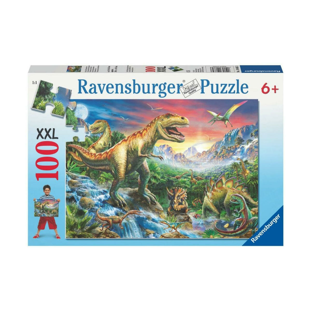 Ravensburger Пазл " У динозавров" 100 эл. 10665
