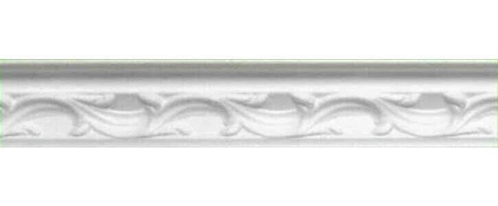 Плинтус потолочный COMFORTPLAST 6002 КП 34х50 мм 2 м цвет белый