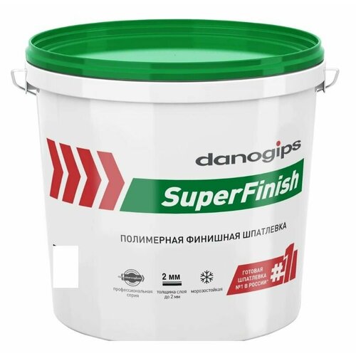 Шпаклёвка готовая финишная Danogips SuperFinish 5 кг 1249₽
