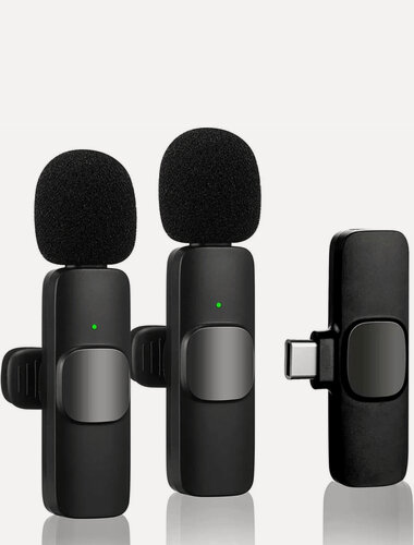 Изображение товара Беспроводной петличный микрофон 2 шт K9 для Android, с шумоподавлением