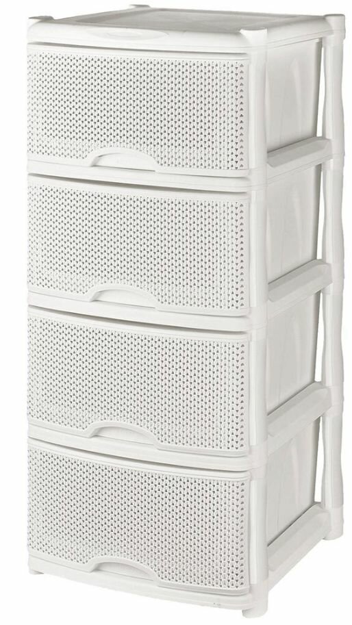 Комод KEEPLEX KL378412048 Ajur 50х41.5х55.5см белое облако