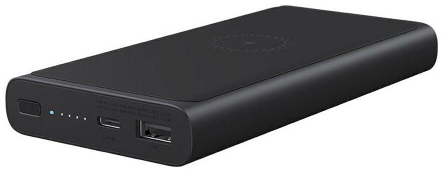 Аккумулятор Xiaomi Mi Wireless Power Bank Essential / Youth Edition, 10000 mAh (WPB15ZM), черный — фото 1