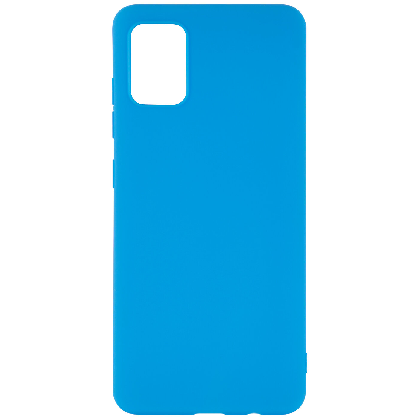 Чехол для Samsung Galaxy A51/ Samsung Galaxy M40s, накладка силиконовая, голубой
