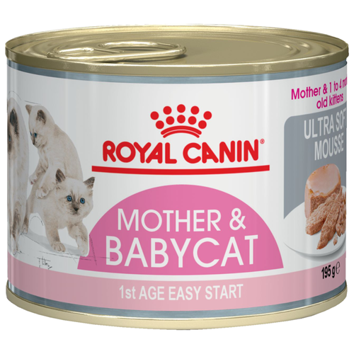 Влажный корм для котят Royal Canin babycat паштет 4 шт. x 195 г