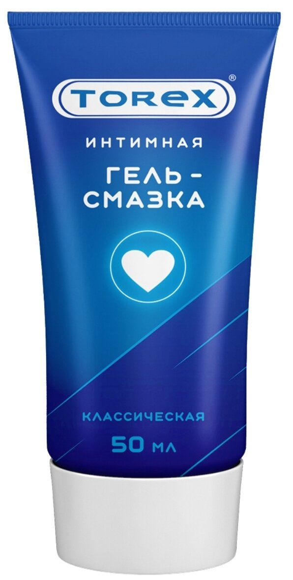 Гель-смазка TOREX "Классическая", гипоаллергенный, водная основа, 50 мл