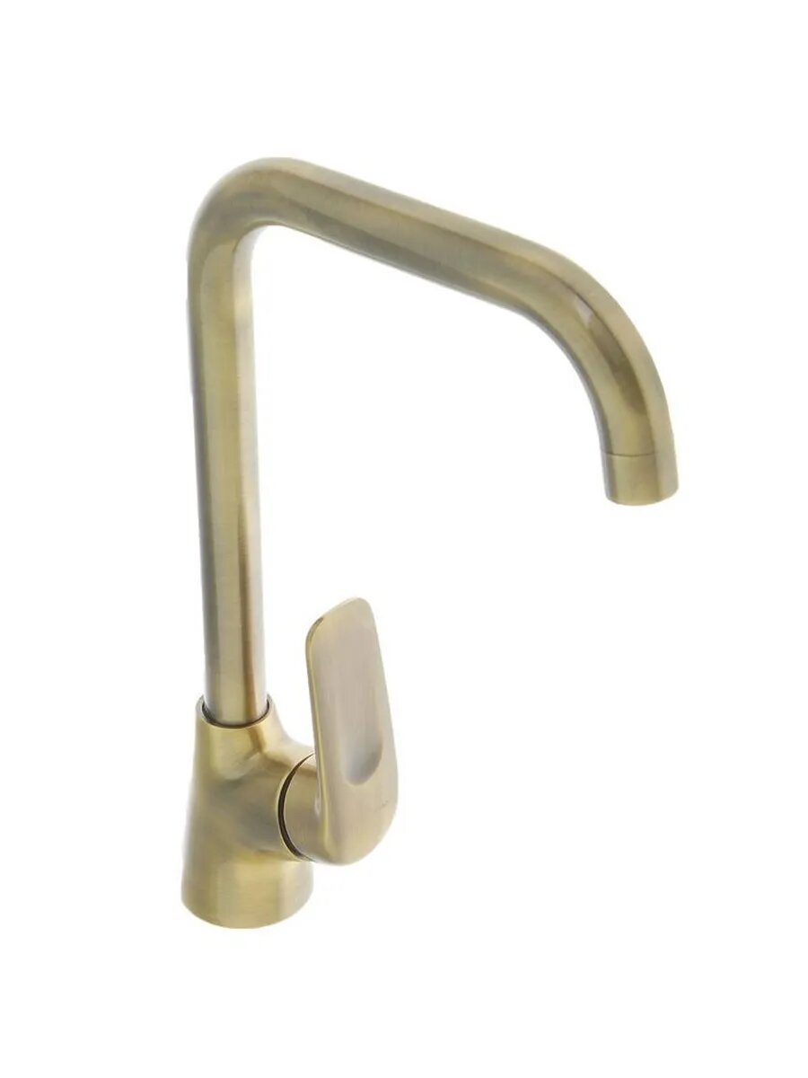 Смеситель для кухни Accoona A4416C, однорычажный, с гайкой,