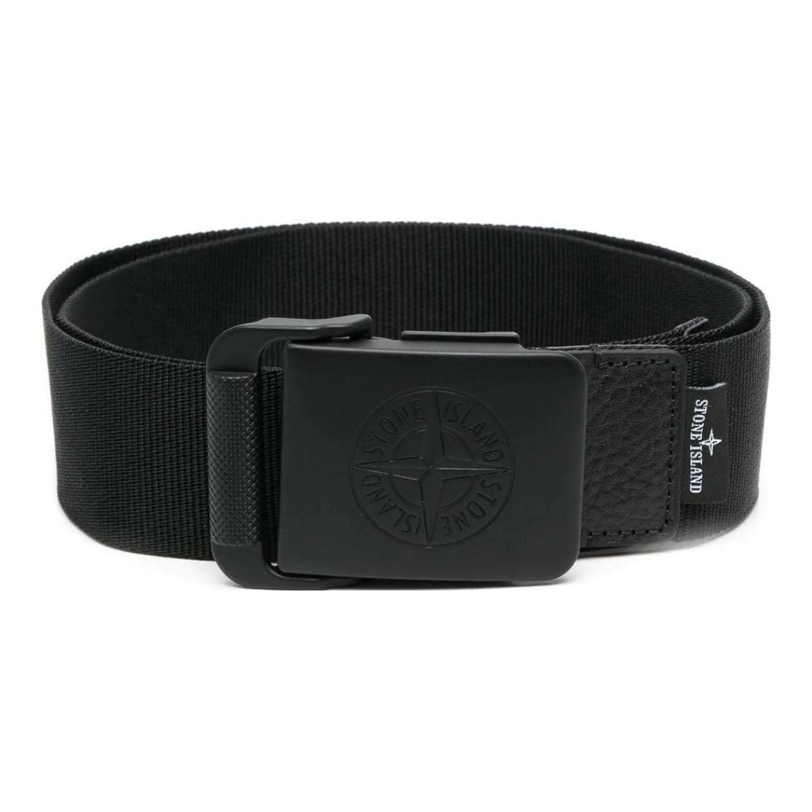 Ремень Stone Island для мужчин и женщин, размер 85, black