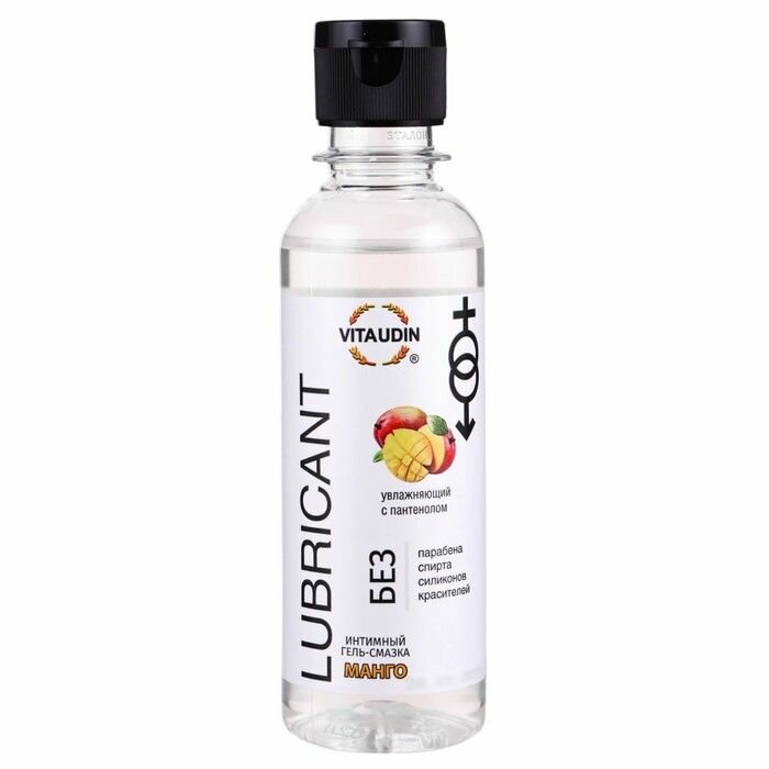 Интимный гель-смазка VITA UDIN с ароматом манго крышка флип-топ 200 мл