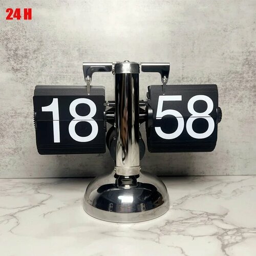Винтажные настольные часы-раскладушки 24H Black 3035₽