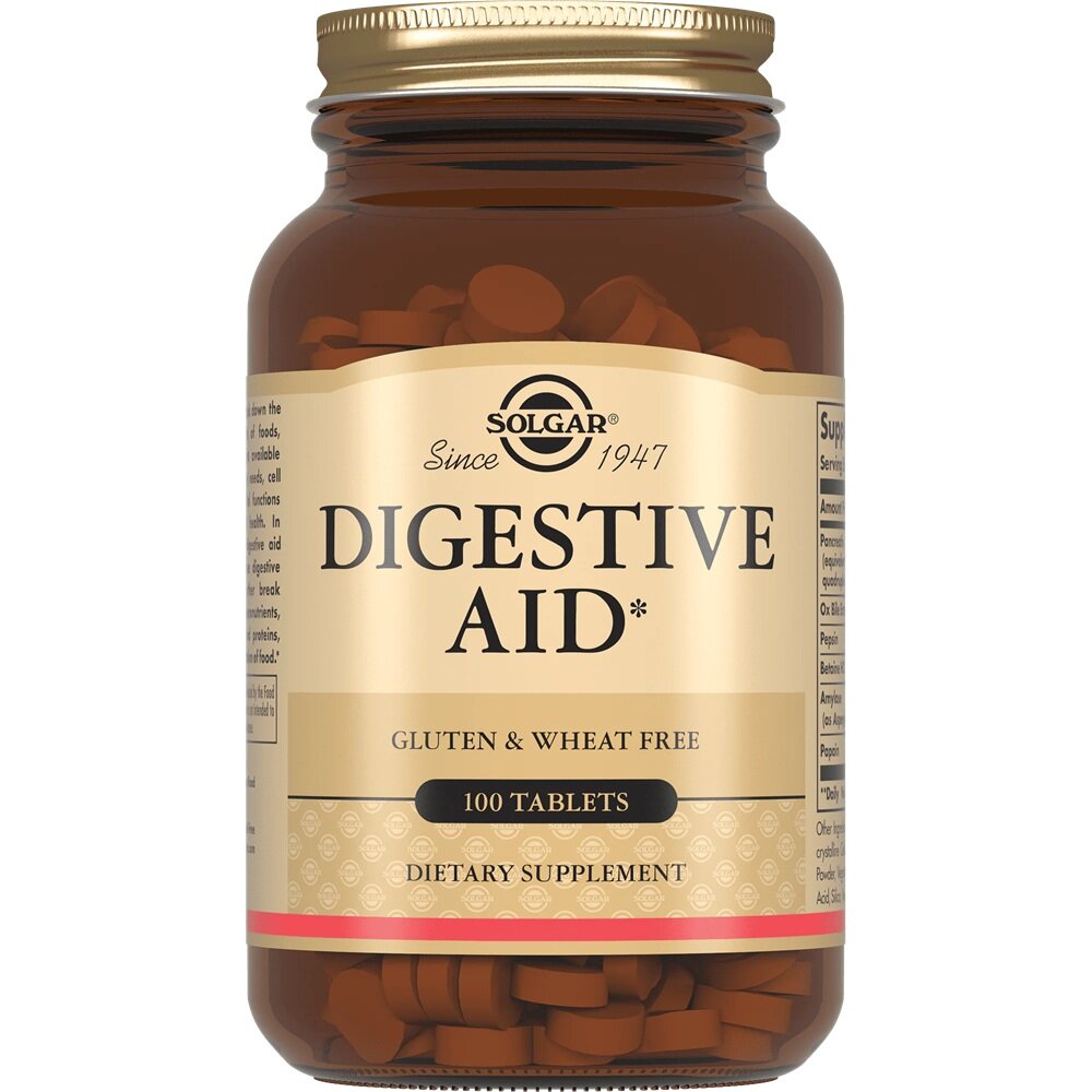 БАД Solgar Таблетки "Комплекс для пищеварения" 100 шт. Digestive AID