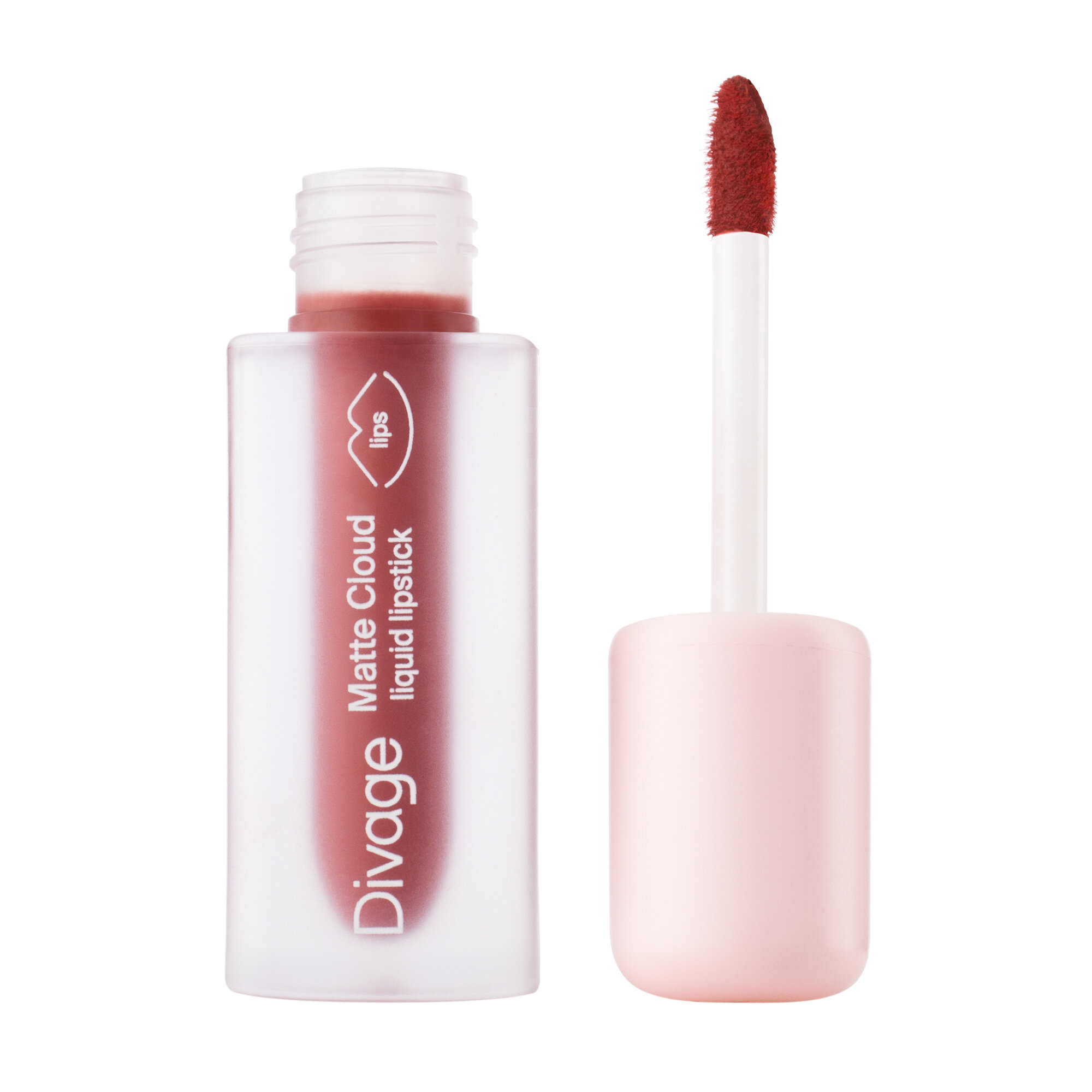 Помада Divage Matte Cloud Liquid Lipstick, тон 03, жидкая, матовая, красная — фото 1