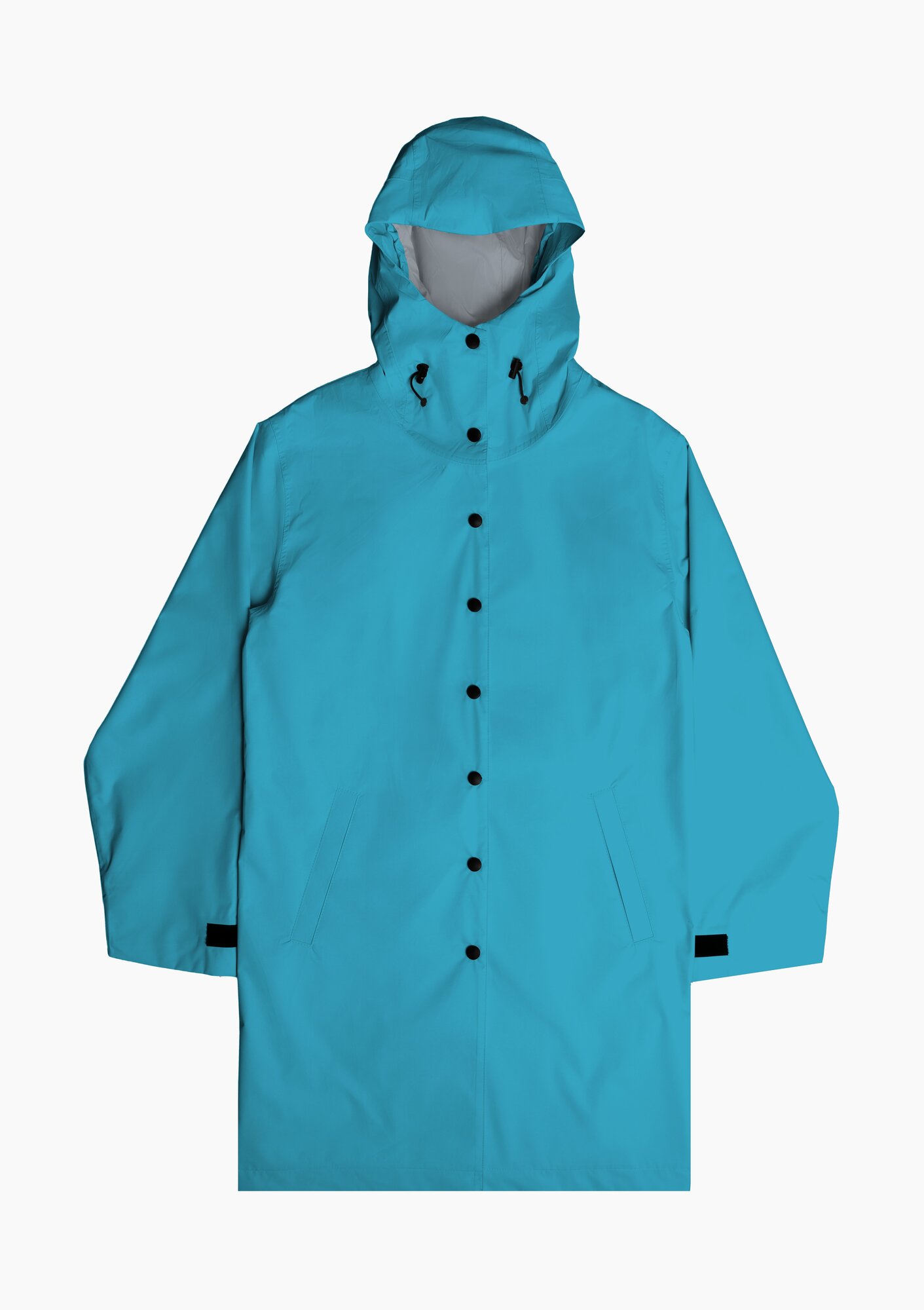 Плащ-дождевик CAVEMAN Осень-зима 2031 размер M морская волна