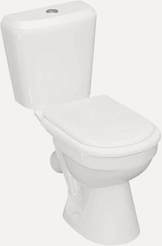 Изображение товара Унитаз-компакт напольный Керамин Нео МС Инкоэр CDB00028210 фарфоровый, белый, глянцевый, овальный, с нижним подводом, сиденье для унитаза в комплекте