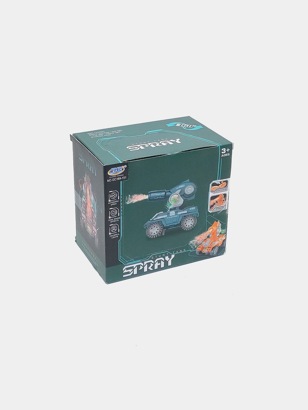 Детский танк-трансформер Spray с акробатическими функциями, 12 см. Код. 01650