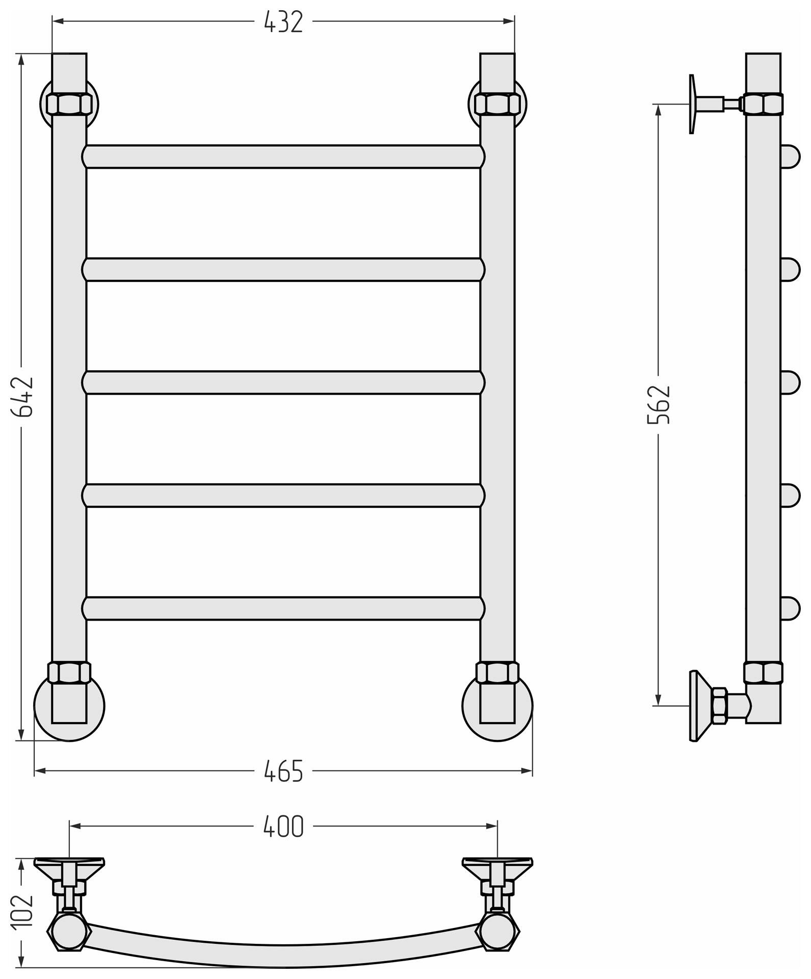 Полотенцесушитель водяной Стилье - фото №5