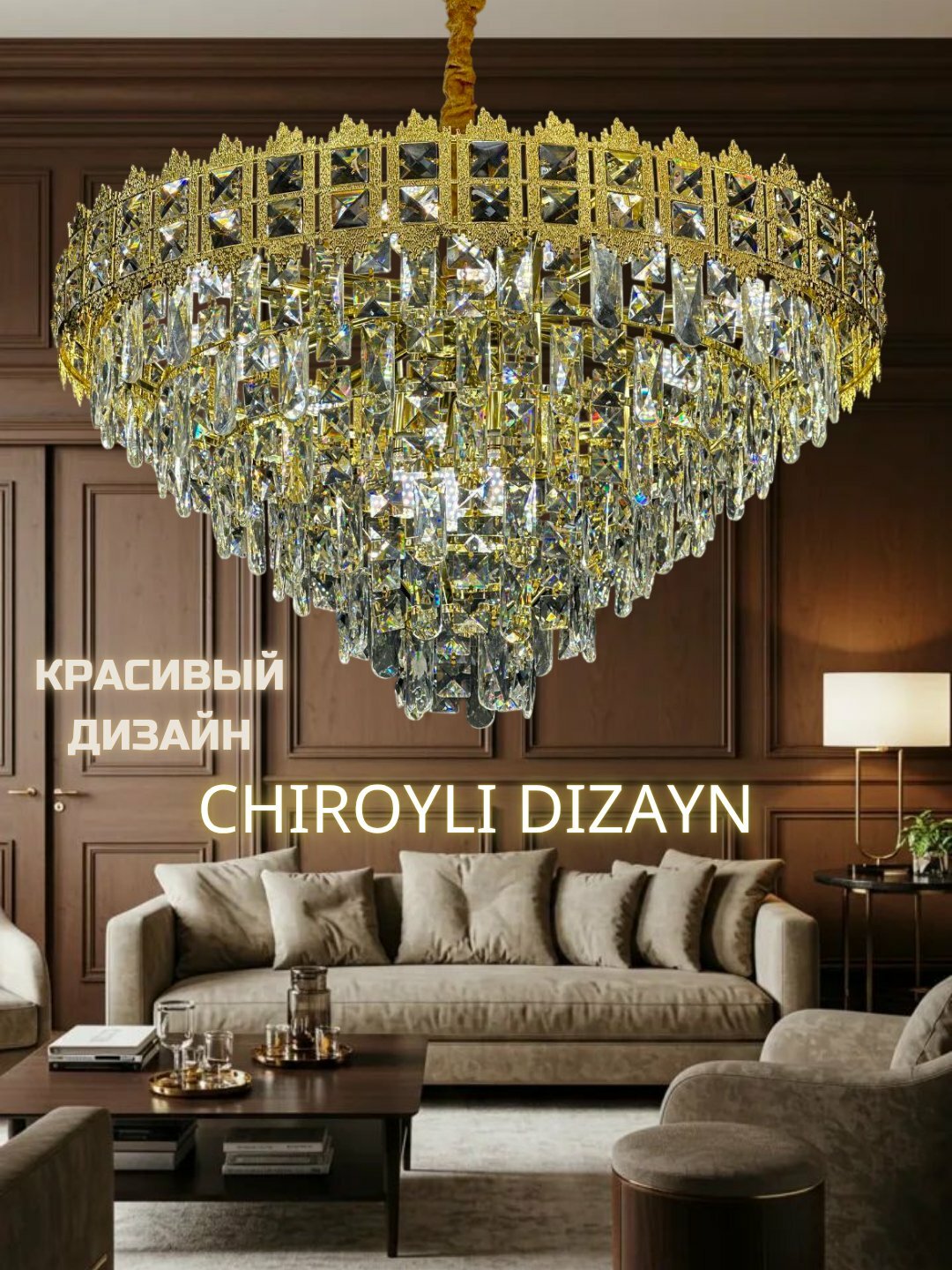 Lyustra, shiftga o‘rnatiladigan lyustra, osma yoritgich, LED lyustra, zamonaviy lyustra 800sm