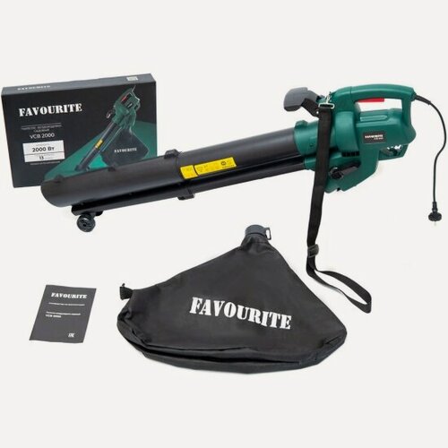 Изображение товара Favourite Tools Пылесос-воздуходувка VCB 2000 садовый 2000Вт FAVOURITE