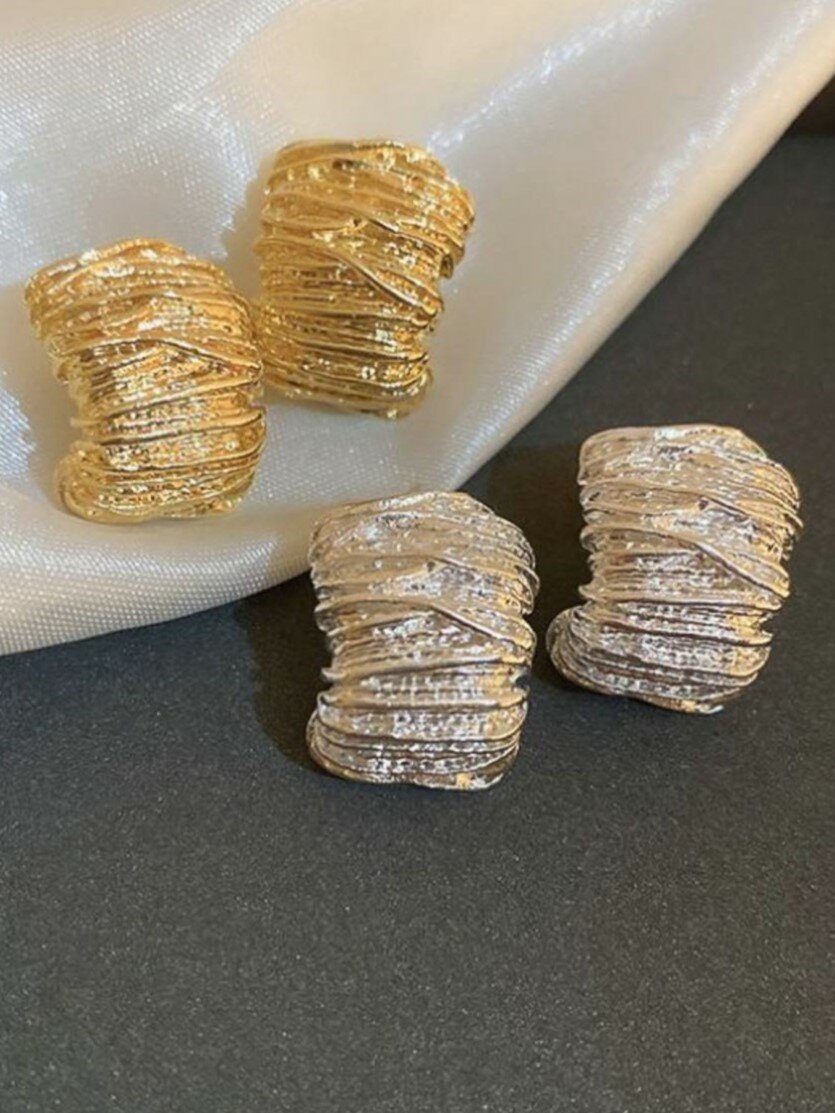 Серьги, golden — фото 1