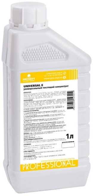 Универсальное чистящее средство Prosept Universal E концентрат 1л