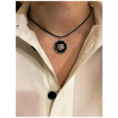 Чокер, металл, длина 43 см., черный