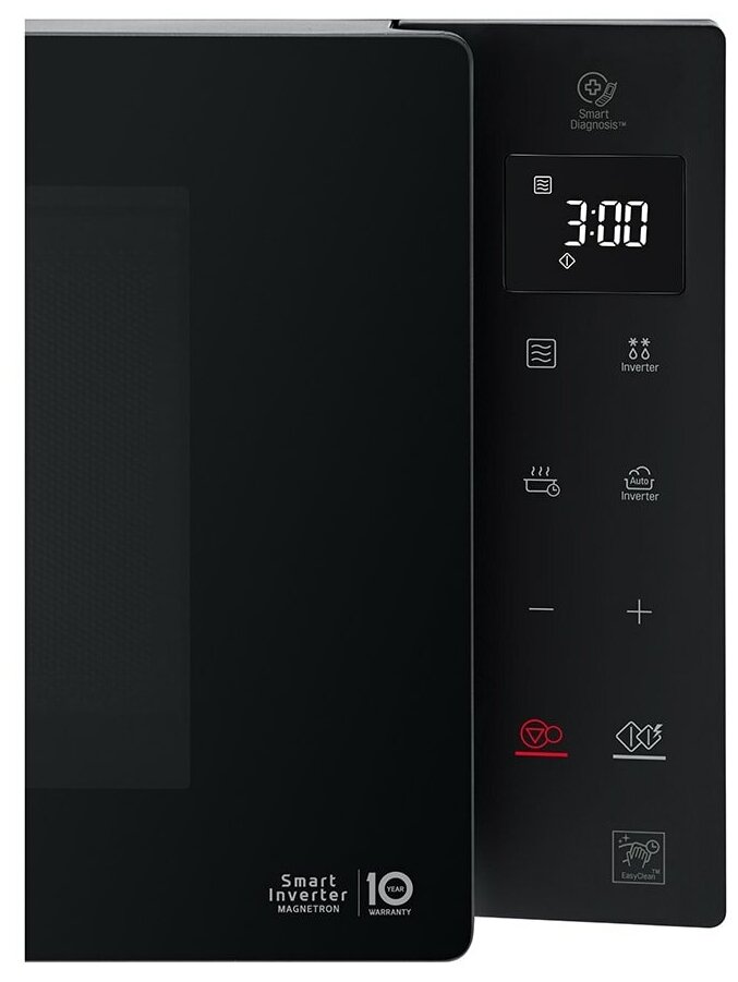 Микроволновая печь LG MW25W35GIS черный, 25л, 1 000Вт - фотография № 4