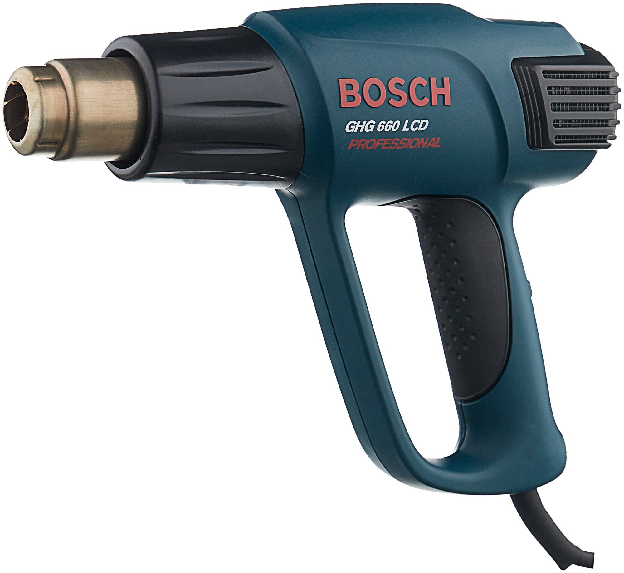 Строительный фен BOSCH GHG 660 LCD Professional nozzle x5 Case, 2300 Вт