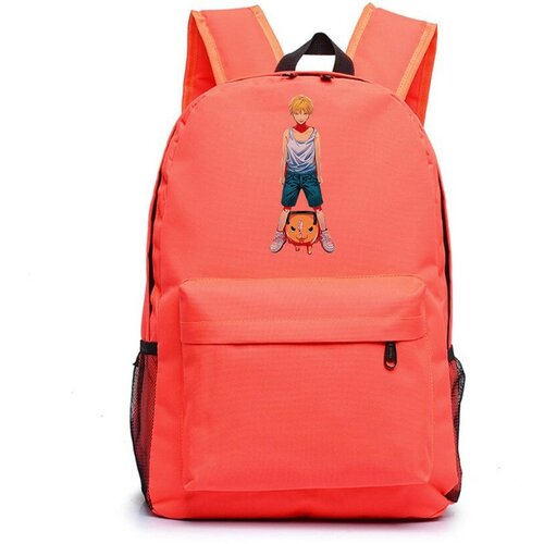 Рюкзак Человек-бензопила (Chainsaw Man) оранжевый №1