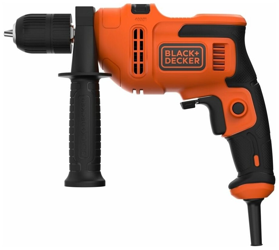 Ударная дрель Black&Decker BEH200-QS, 500Вт