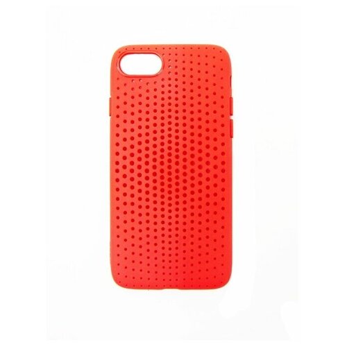 фото Чехол накладка tpu rock dot series для apple iphone 7/8/se 2020, красный