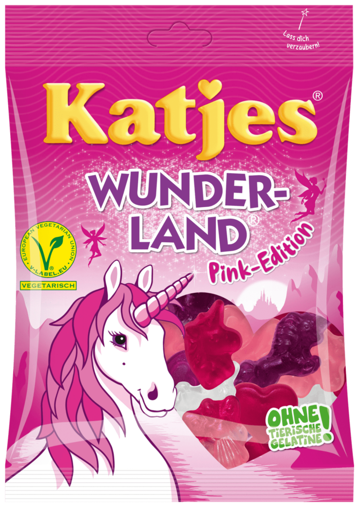 Мармелад жевательный Katjes Wunder - Land Pink Edition & Кейтджес Вандерленд Пинк Эдишен 200 г. (Германия)