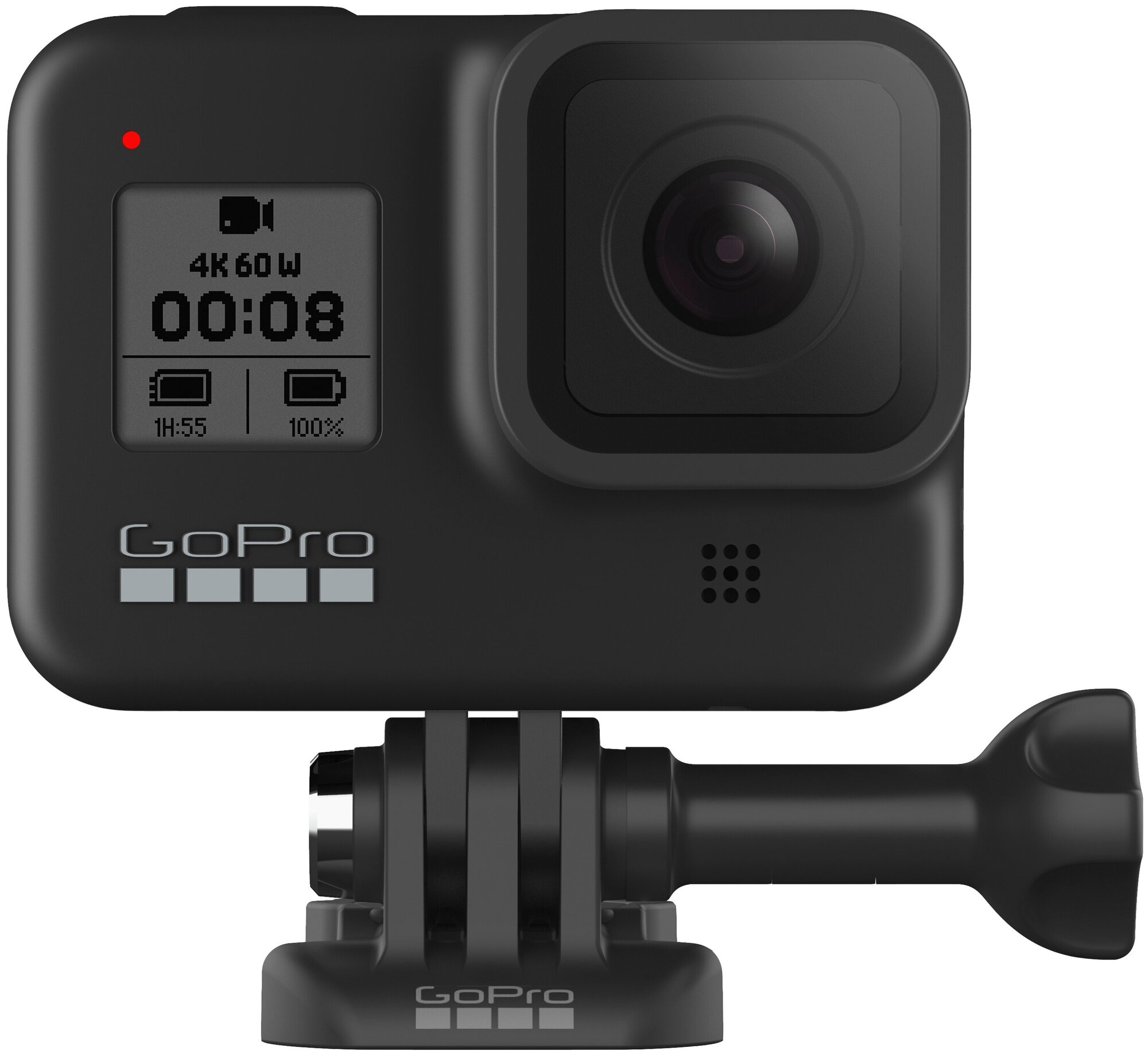 Экшн-камера GoPro HERO8 CHDHX-801 12МП 3840x2160 1220 мА·ч