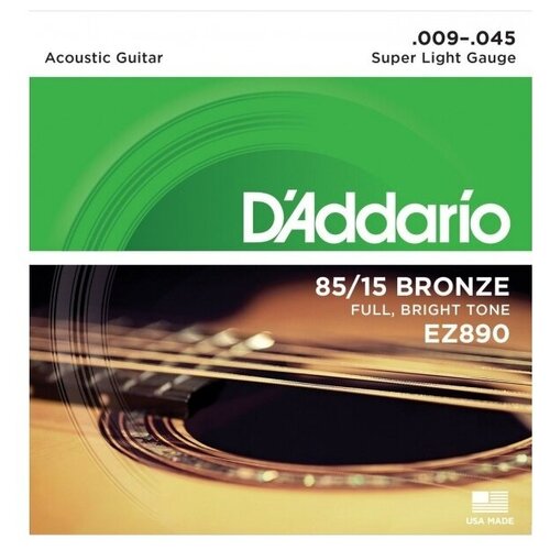 фото D'addario ez890 струны для акустической гитары