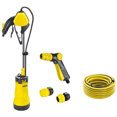 Дренажный насос для чистой воды KARCHER BP 1 Barrel Set (1.645-465.0) (400 Вт) черный дренажный насос для чистой воды karcher bp 1 1 645 460 0 черно жёлтый