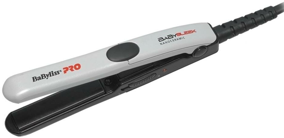 BaByliss Pro Mini - Бэбилисс Про Мини-щипцы для выпрямления волос с нанокерамическим покрытием 13 мм BAB2050E -