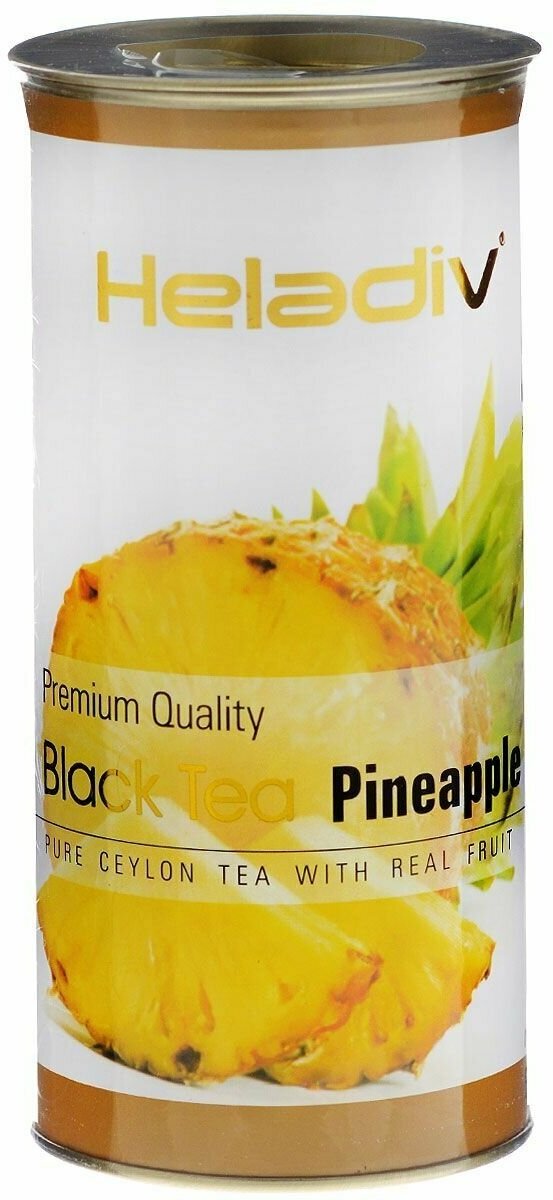 Чай черный Heladiv Premium Quality Black Tea Pineapple, 100 г - фотография № 10
