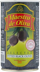 Maestro De Oliva Отборные маслины в рассоле без косточки, 360 г