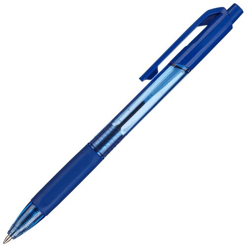 Ручка шариковая автомат. Deli X-tream, д. ш.0,7мм, лин 0,4, р/манж, син