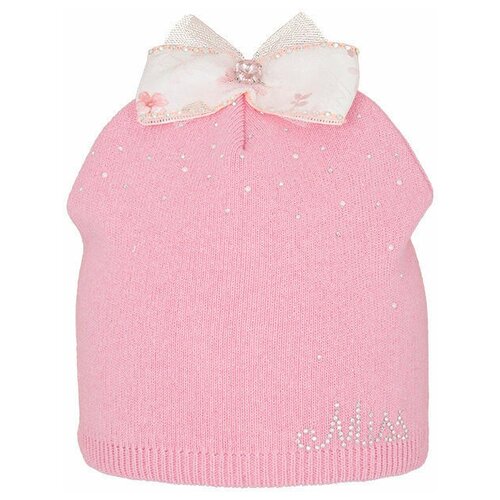 фото Шапка mialt, размер 46-48, розовый