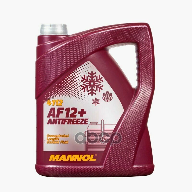 Mannol Long Life Af12+ (-40C) Антифриз Концентрат Красный (5L) MANNOL арт. 2033