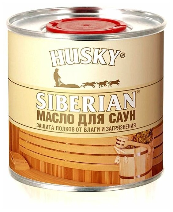 Масло HUSKY Siberian для саун, бесцветный, 0.25 л