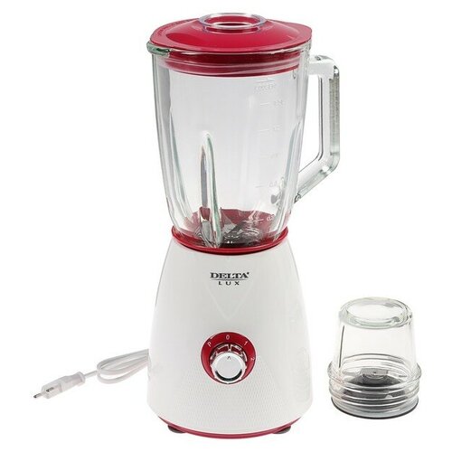 Стационарный блендер DELTA LUX DL-7314 белый с бордовым 340000₽