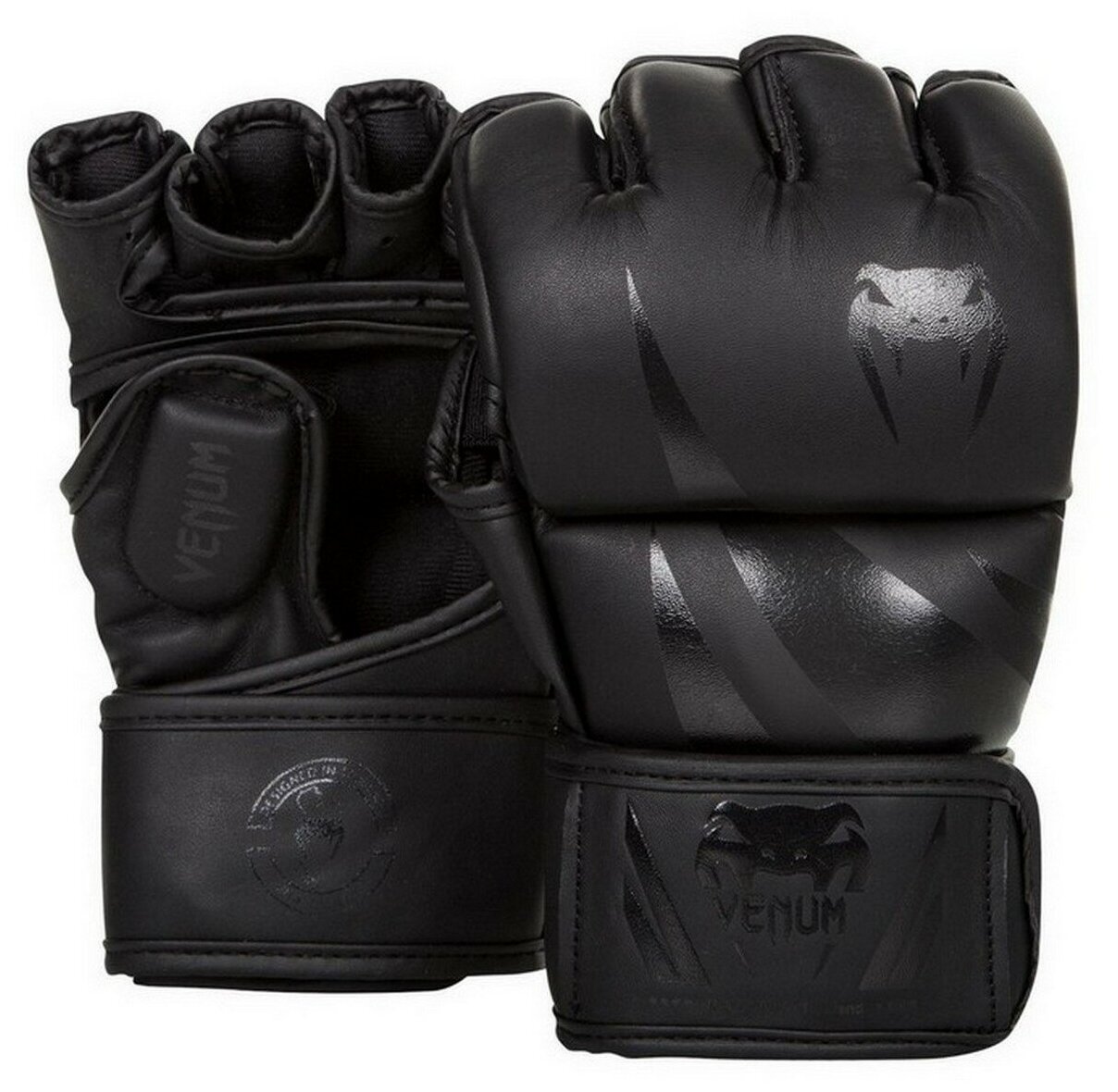 Перчатки ММА Venum Challenger Black