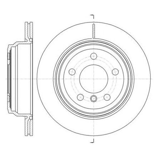 фото Тормозной диск roadhouse 61453.10 для bmw 3 серия f30, f80,f31,f34, 4 серия f32, f82,f33, f83,f36 road house