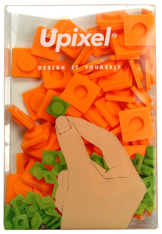 Набор пикселей Upixel (оранжевый цвет), Юпиксель