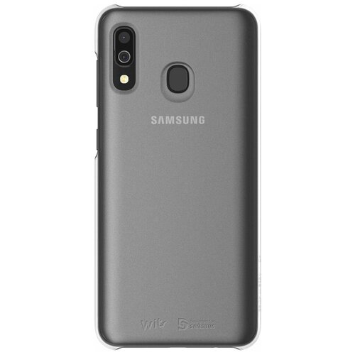 фото Чехол-накладка wits premium hard case (gp-fpa305wsbsw) для samsung galaxy a30 sm-a305f прозрачный