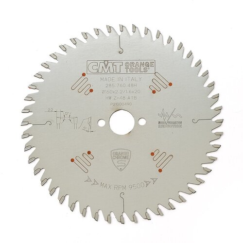 Диск пильный 160x20x2,2/1,6 12 ATB Z-48 CMT 285.760.48H