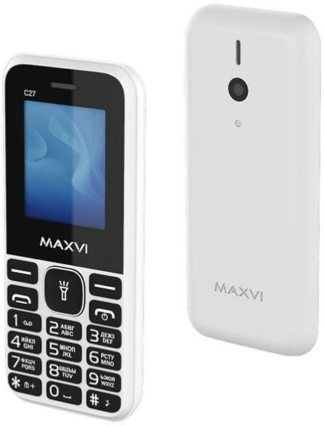 Мобильный телефон Maxvi C27 Белый