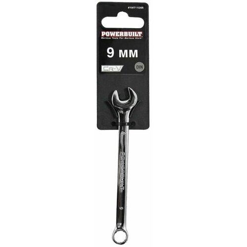 Комбинированный гаечный ключ 9мм POWERBUILT ключ комбинированный квт гаечный 9мм