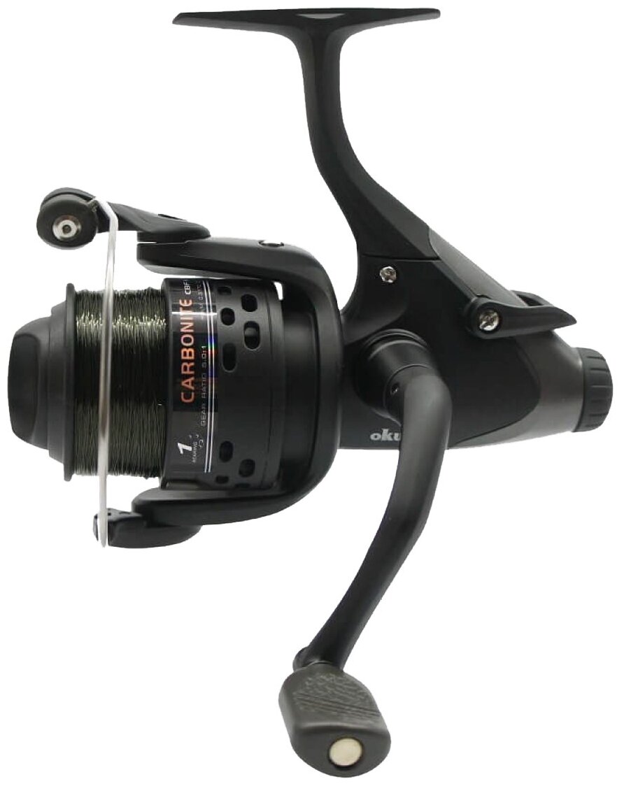 Катушка с байтраннером Okuma Carbonite XP Baitfeeder 140a