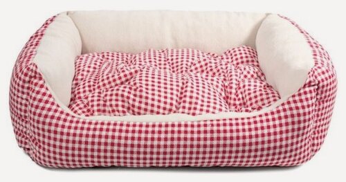 Изображение товара Лежанка Gamma "Кантри макси" красная, 520*450*170мм